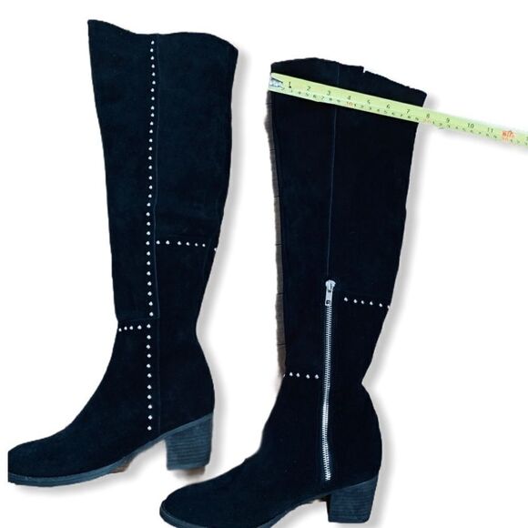 Design Lab Suede Studded Boots - Picture 9 of 10